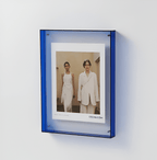 Clear Glass Photo Holder Without Frame