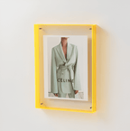 Clear Glass Photo Holder Without Frame