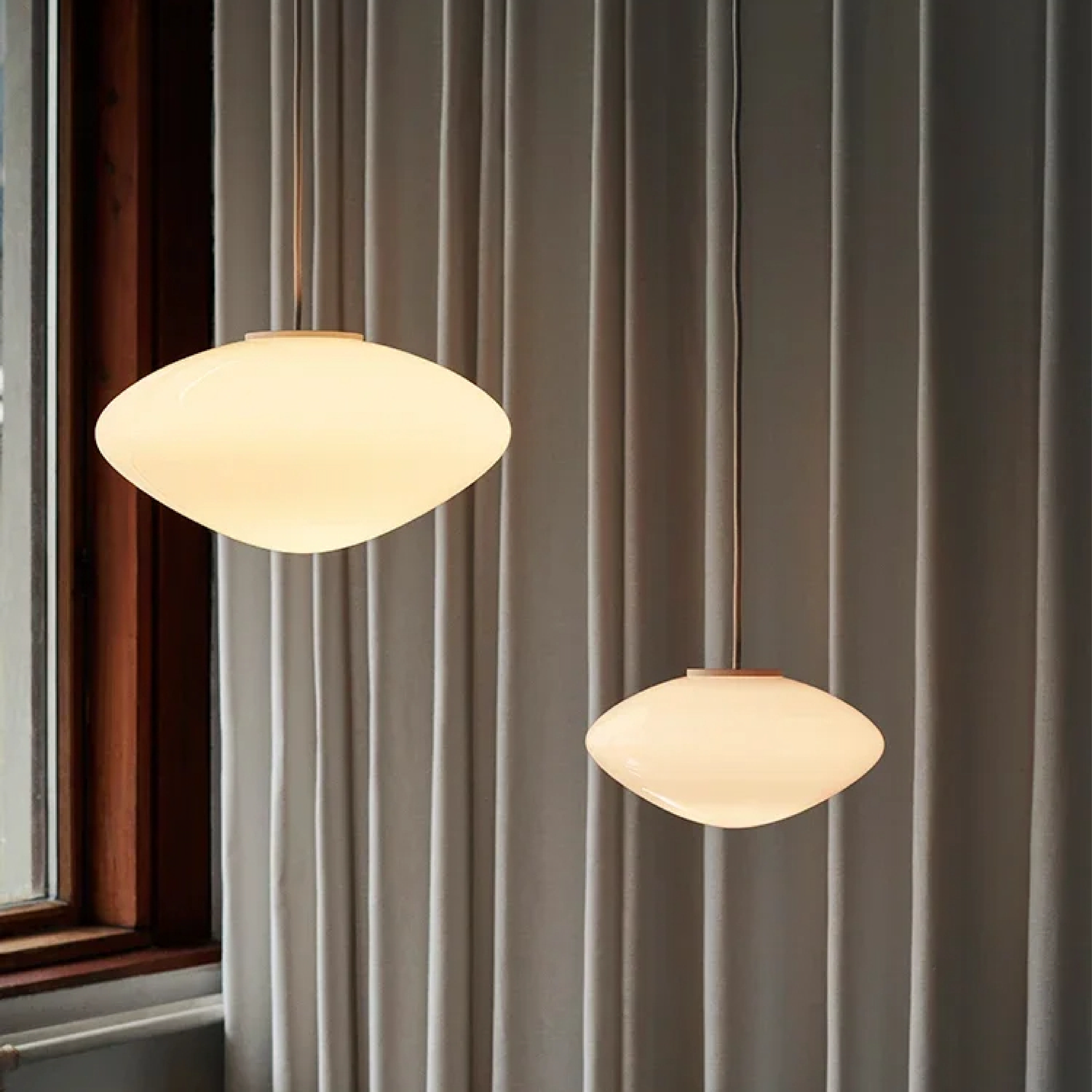 Contemporary Opal Pendant Lamp in Danish Design