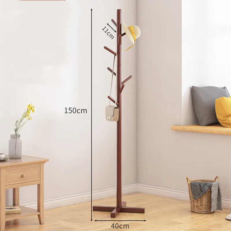 Sleek Wooden Coat Stand for Stylish Spaces
