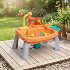 Children's Water Play Kitchen Set Featuring Electric Tap