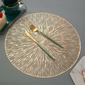 Decorative Patterned Geometric Placemats for Table Settings