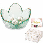 Flower-Shaped Ceramic Ring Holder Tray for Mother's Day Gift