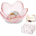 Flower-Shaped Ceramic Ring Holder Tray for Mother's Day Gift
