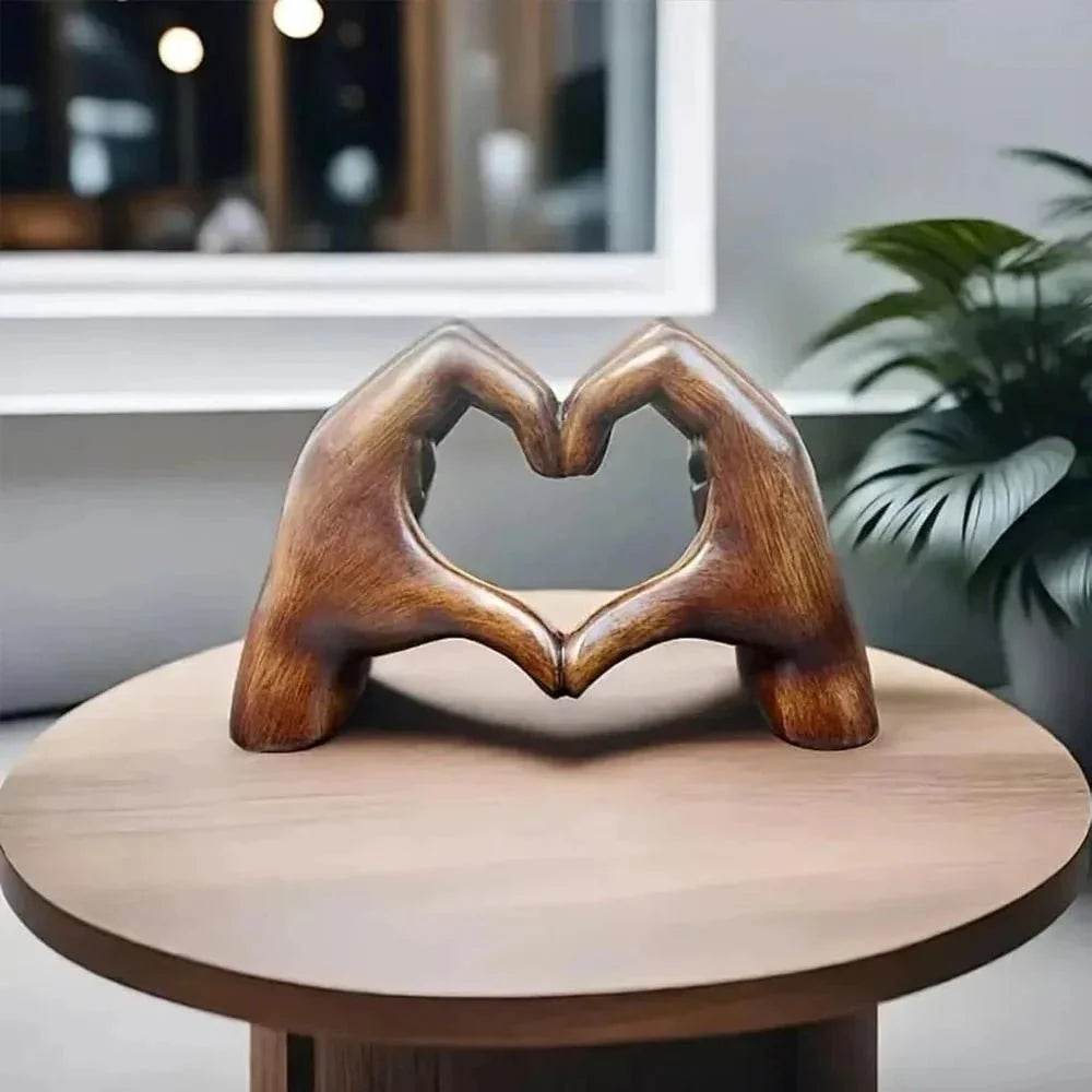 Modern Hand-Shaped Heart Decor for Stylish Home Interiors