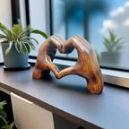 Modern Hand-Shaped Heart Decor for Stylish Home Interiors