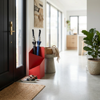 Modern Geometric Umbrella Holder for Stylish Entrances