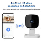 Indoor WiFi Baby Monitor with Security Camera Functionality