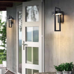 Scandinavian Style LED Wall Lamp for Outdoor Use in Aluminium