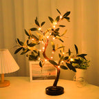 Table Lamp with LED Tree Design