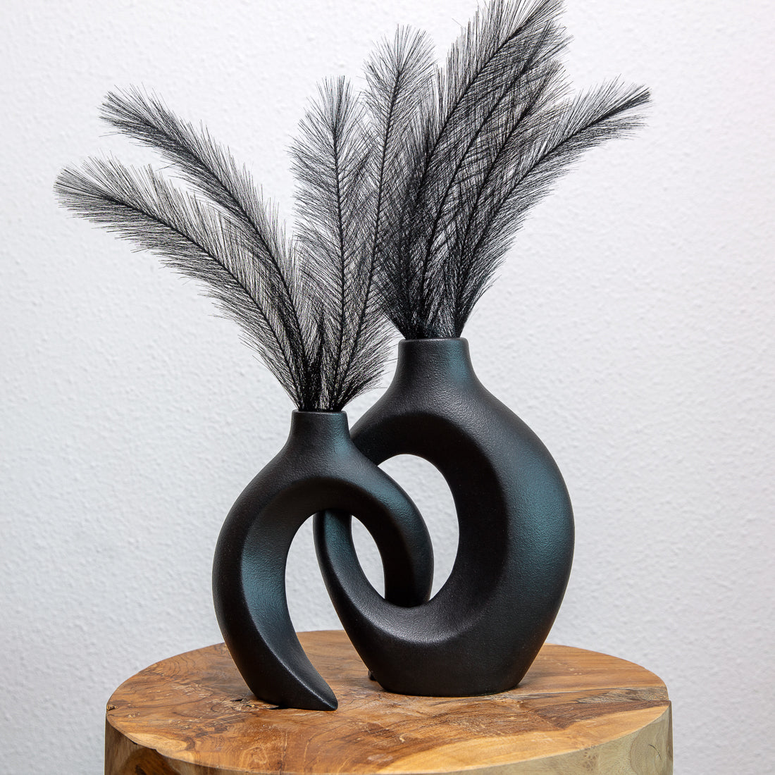 Intertwined Ceramic Vase for Flowers