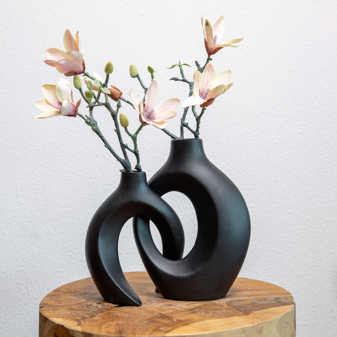 Intertwined Ceramic Vase for Flowers