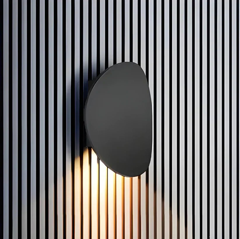 Contemporary Circular Metal Wall Light