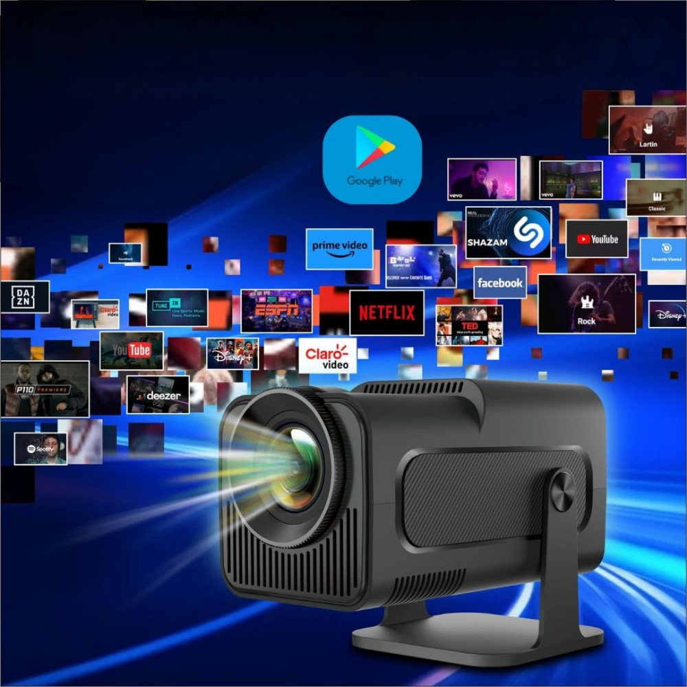 Compact WiFi Mini Projector for Streaming Movies - World Cup Edition