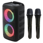 Portable Wireless Karaoke Speaker with Microphones