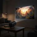 Compact WiFi Mini Projector for Streaming Movies - World Cup Edition