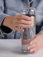Serenity Brew Dual-Layer Tea Infusion Bottle