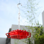 Nectar Feeder with Ant Moat for Hanging Hummingbirds