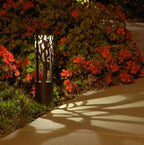 Bronze Metal Cylinder Solar Pathway Light for Garden
