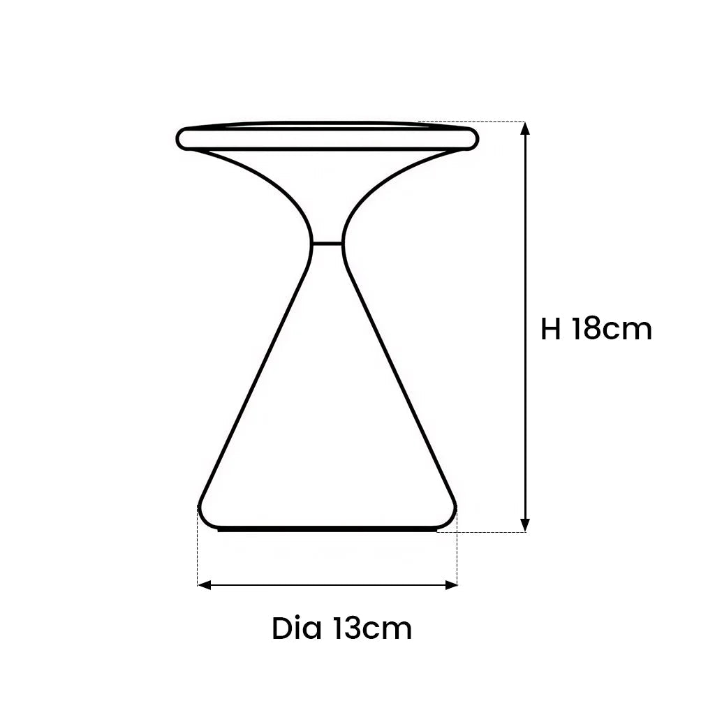 Hourglass-Shaped Wireless Table Lamp