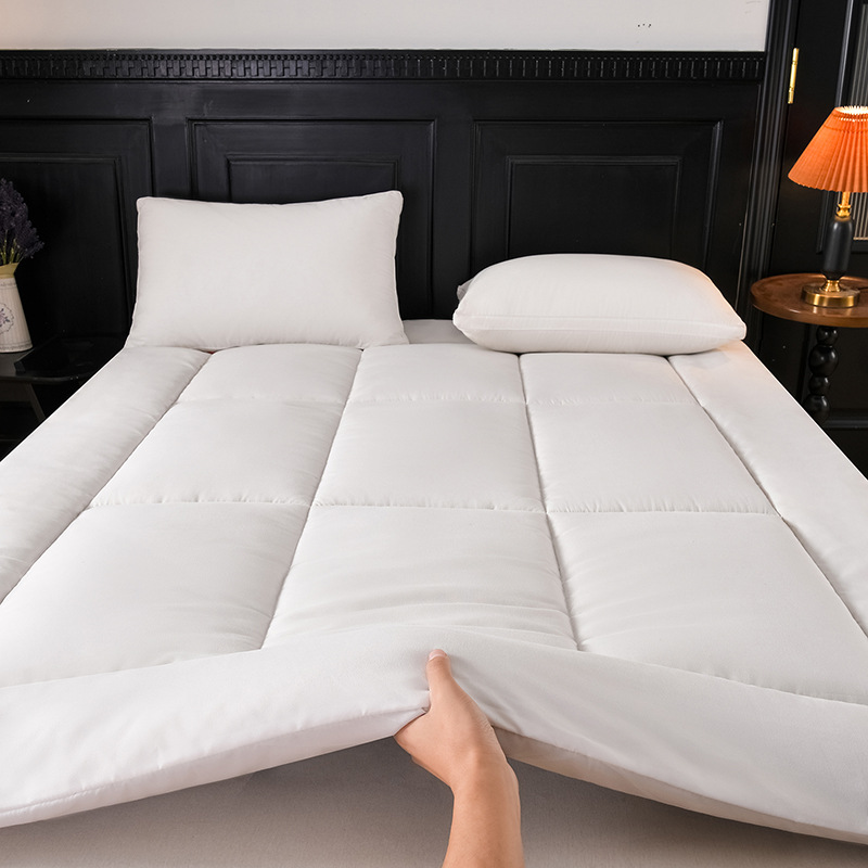 Deep Pocket Bed Cover with Pillow Top Mattress Topper