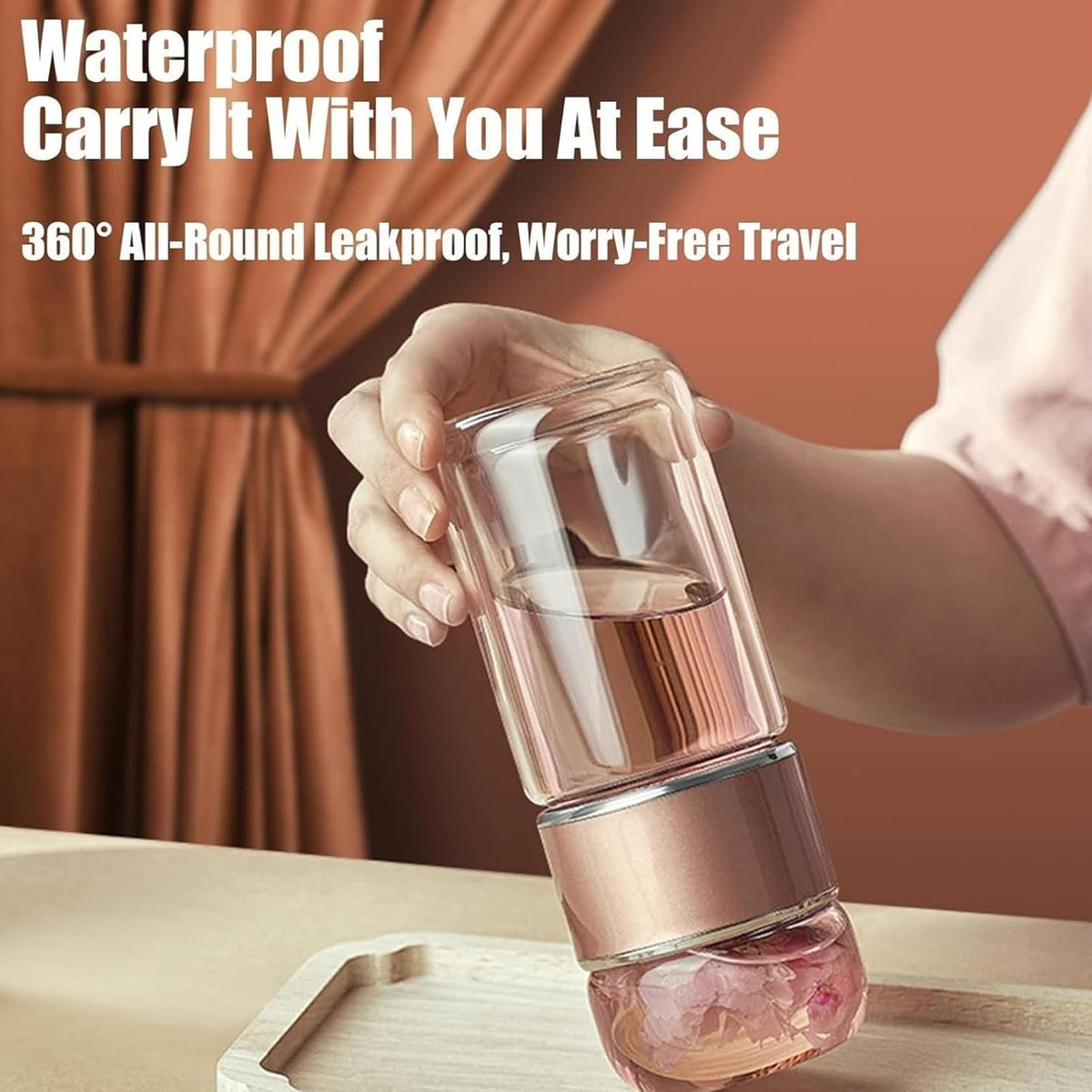 Serenity Brew Dual-Layer Tea Infusion Bottle