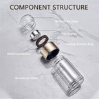 Serenity Brew Dual-Layer Tea Infusion Bottle