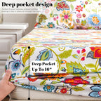 Serene Floral Comfort Sheet Set for Restful Nights