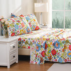 Serene Floral Comfort Sheet Set for Restful Nights
