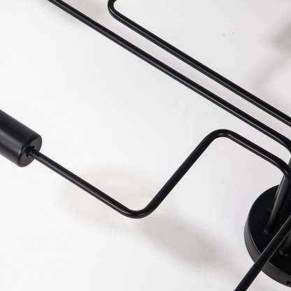 Modern Multi-Arm Sputnik Lamp - Industrial Style Black Ceiling Fixture