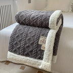 Sherpa Snuggle Blanket – Soft and Warm Throw for Comfort