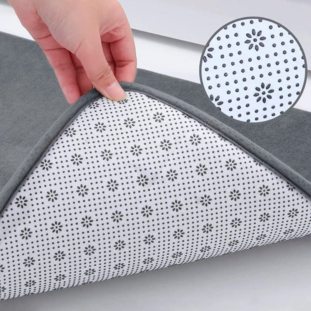 Soft Memory Foam Bath Mat for Comfortable Step