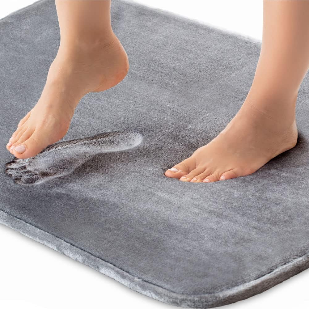 Soft Memory Foam Bath Mat for Comfortable Step