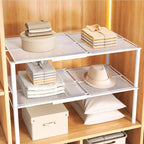 Adjustable Closet Shelf - Increases Your Storage Space