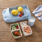 Kids Plate Set with Cup in Car Shape