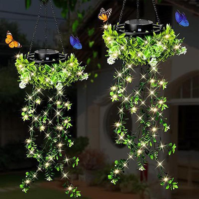 Solar-Powered Ivy Lantern for Hanging – 8 Lighting Options