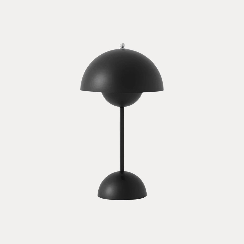 Portable Table Lamp with Rechargeable Dome Shade