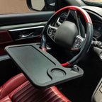 Desk for Car Steering Wheel with Beverage Holder