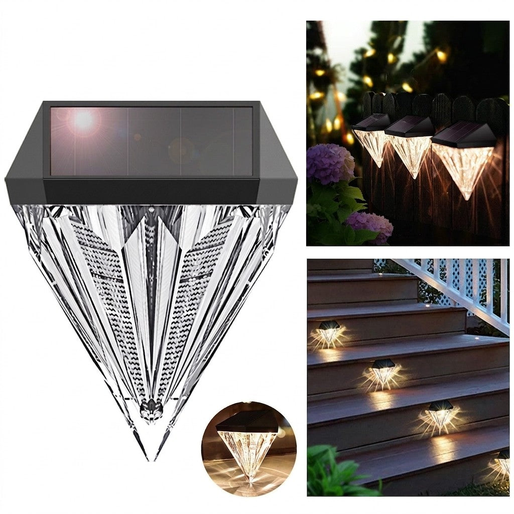 Solar Diamond Lights for Fencing and Staircases