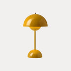 Portable Table Lamp with Rechargeable Dome Shade