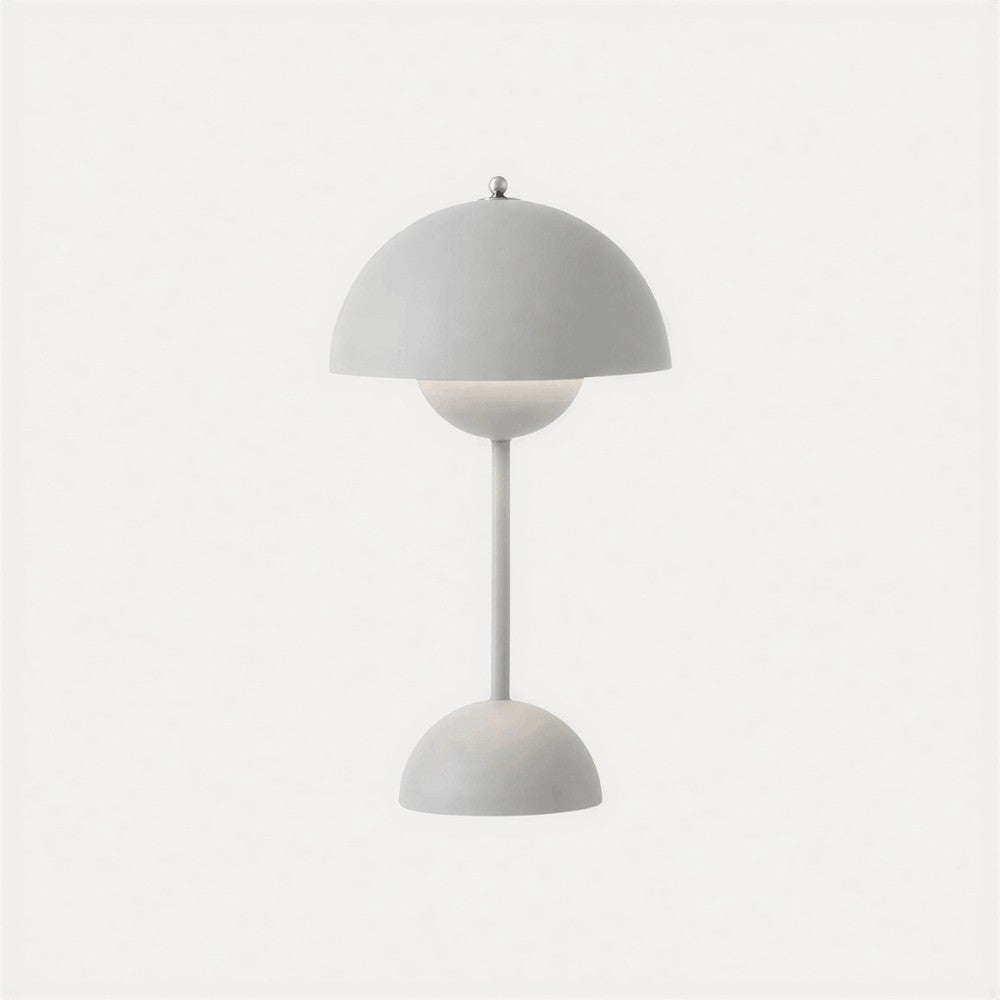Portable Table Lamp with Rechargeable Dome Shade