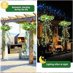 Solar-Powered Ivy Lantern for Hanging – 8 Lighting Options
