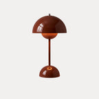 Portable Table Lamp with Rechargeable Dome Shade