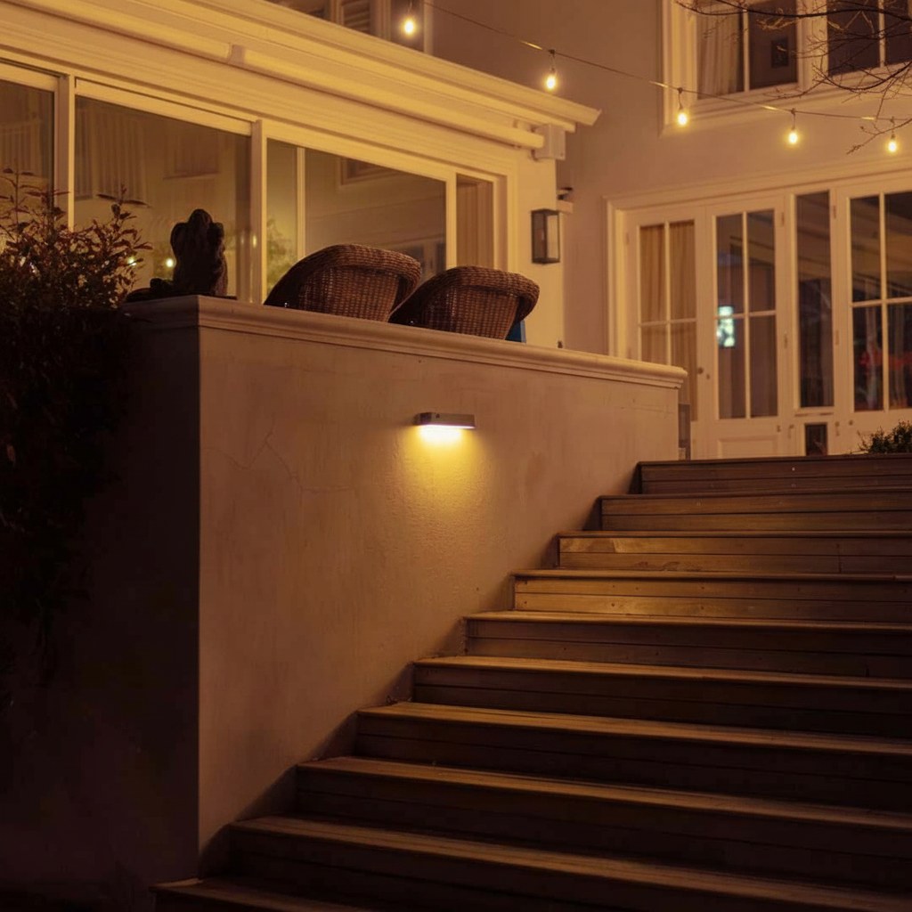 Motion Sensor Solar Outdoor Wall Light