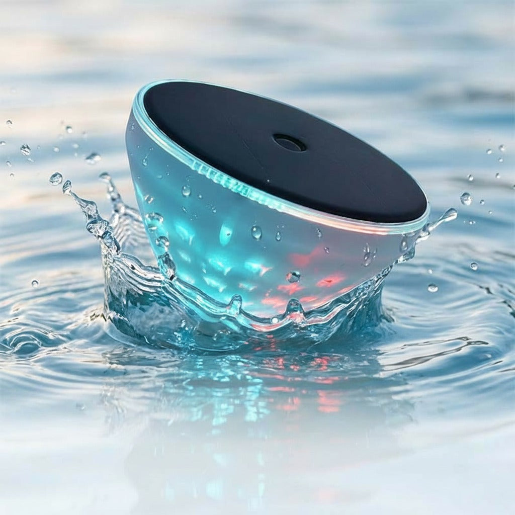 Floating Solar Pool Light with Fish Shadow Projection
