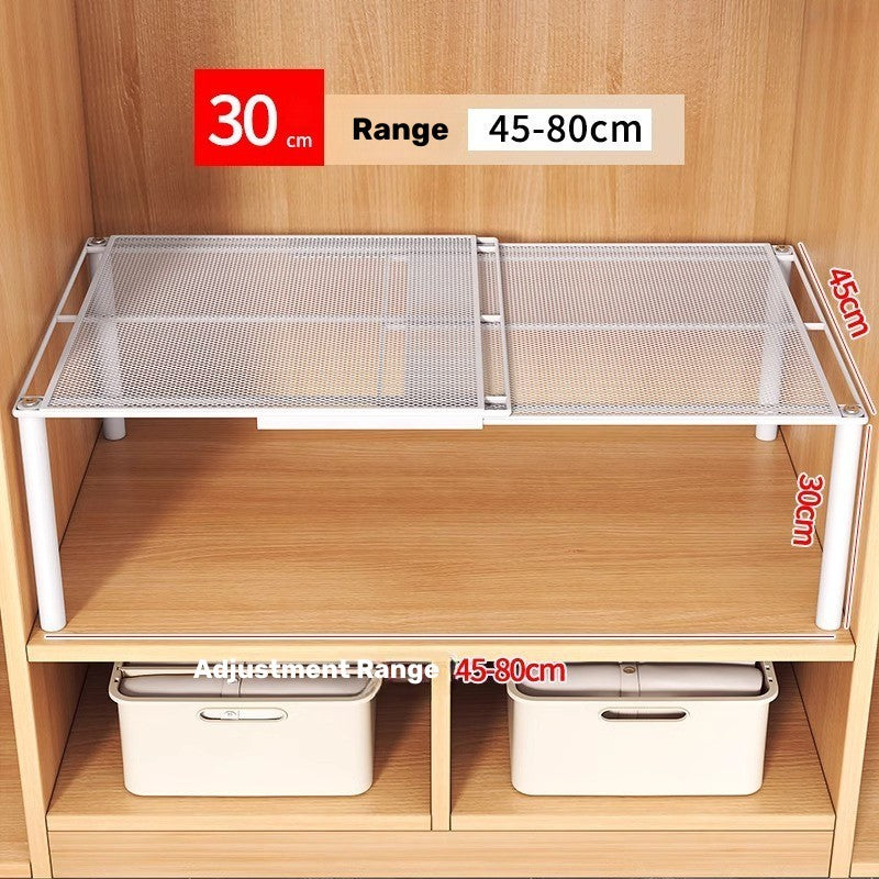Adjustable Closet Shelf - Increases Your Storage Space