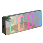 Mirror-Finished Digital Clock Alarm