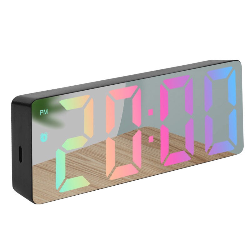 Mirror-Finished Digital Clock Alarm