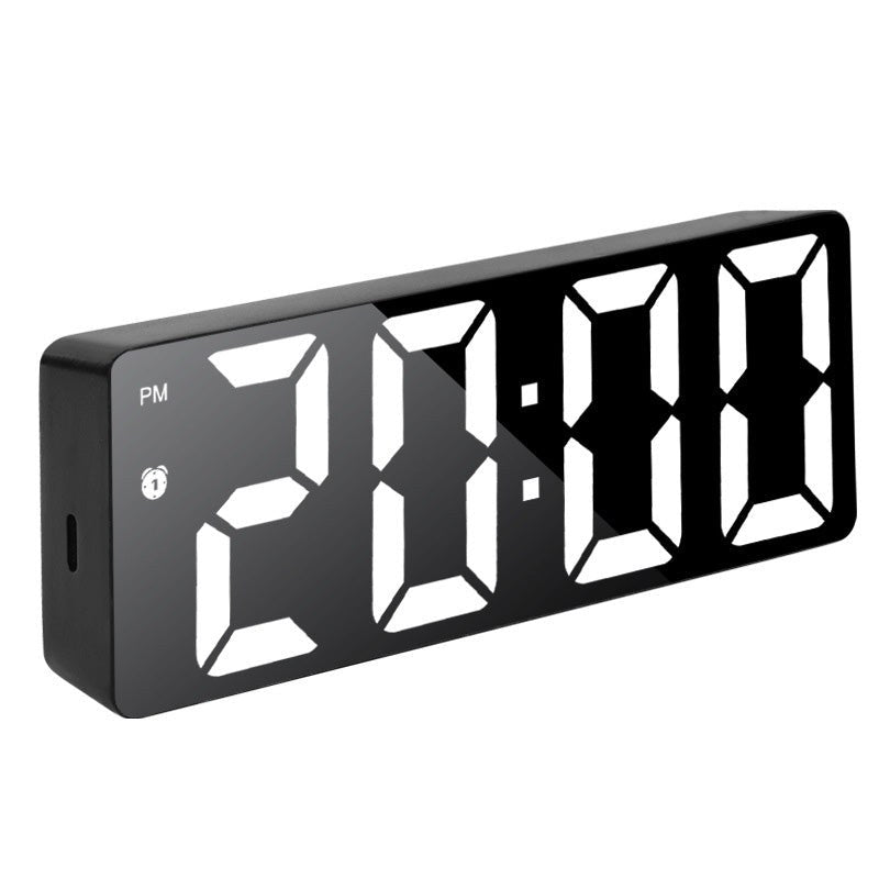 Mirror-Finished Digital Clock Alarm