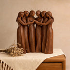 Decorative Resin Figures – Friendship-Themed Sculpture